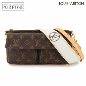 Louis Vuitton Monogram Viva Cite Shoulder Bag Brown